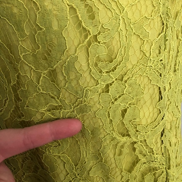 Lovers + Friends Lime Green Sure Thing Ruffle Slip Dress Size XS - Picture 5 of 9